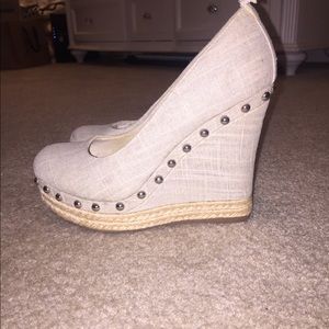 Aldo studded wedges